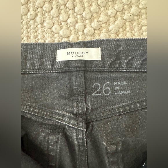 MOUSSY Vintage black, boot leg jeans - Picture 4 of 9